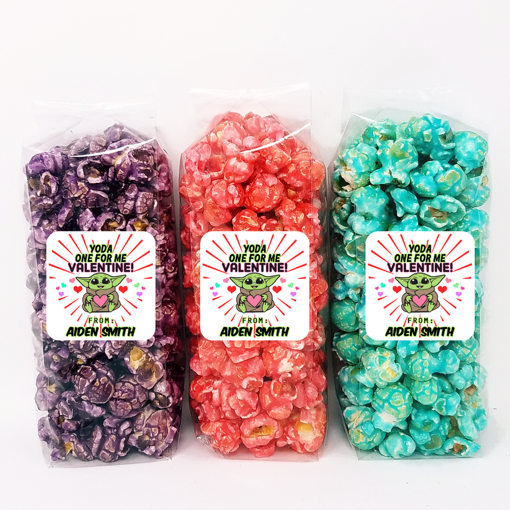 Yoda ein für mich – valentine popcorn party favors