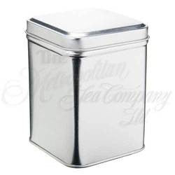 Silber Quadrat Scharnierdosen