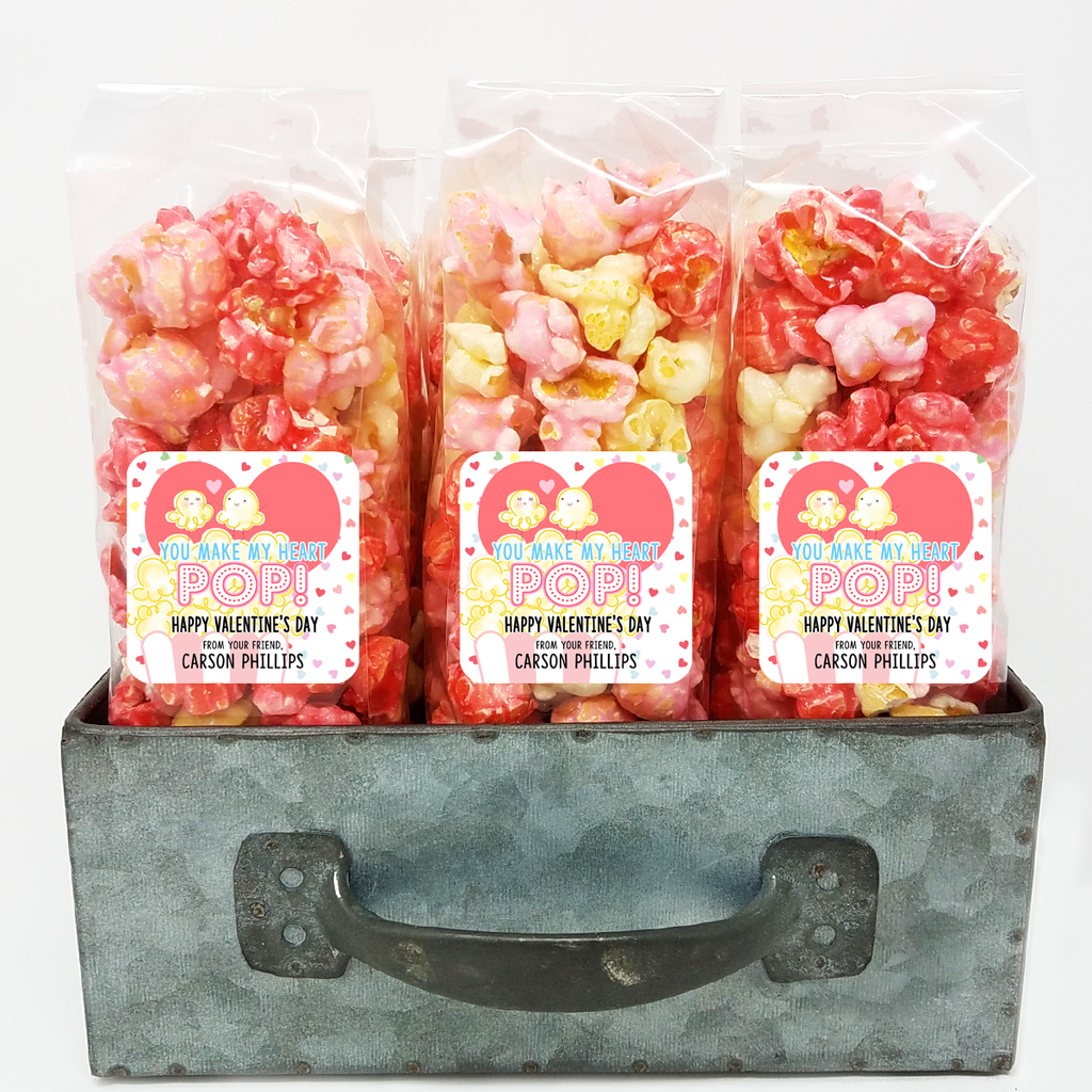 Du machst mein Herz POP – Valentine Popcorn Party Gefälligkeiten