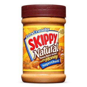 Skippy Natürliche Super Chunk Erdnussbutter mit Honig