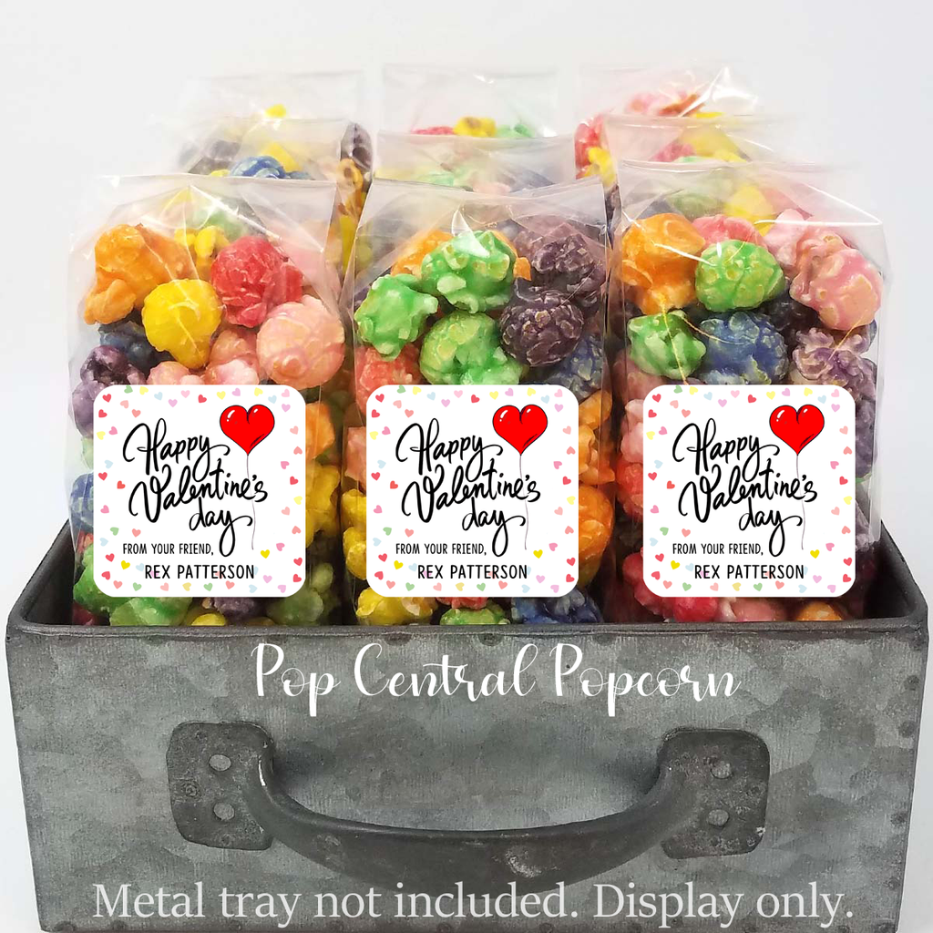 Herzballon – Valentine Popcorn Party Gefälligkeiten