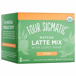 Vier Sigmatic Lion's Mane Matcha Latte für Wellness