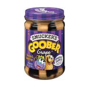 Smucker's Goober Erdnussbutter & Trauben Jelly Streifen
