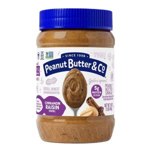 Erdnussbutter & Zimt Rosinenwirbel
