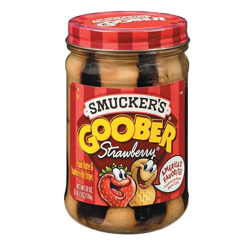 Smucker's Goober Erdnussbutter & Erdbeer Jelly Stripes