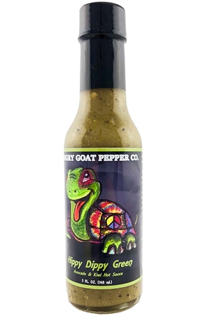 Angry Goat Pfeffer Co. Hippy Dippy Grüne Chilisauce, 5oz