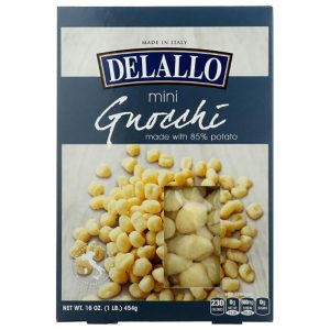 Delallo Nudeln Gnocchi Minikartoffel, – 16oz