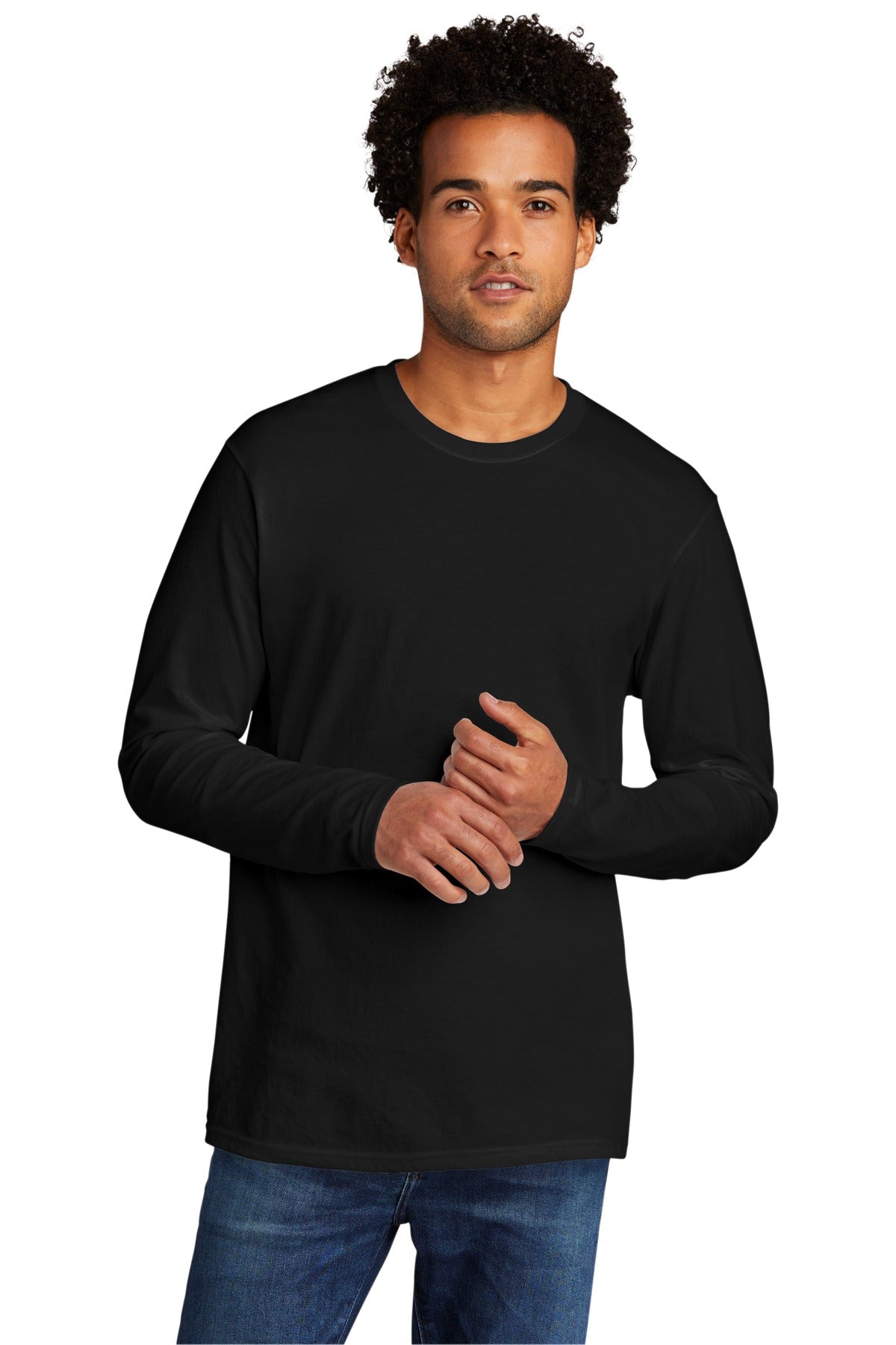 Port & Company Erwachsenen Tri-Blend Langarm T-Shirt