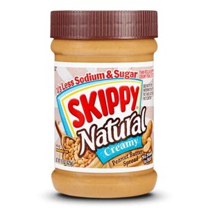 Skippy natürliche cremige 1/3 weniger Natrium & Zucker Erdnussbutter