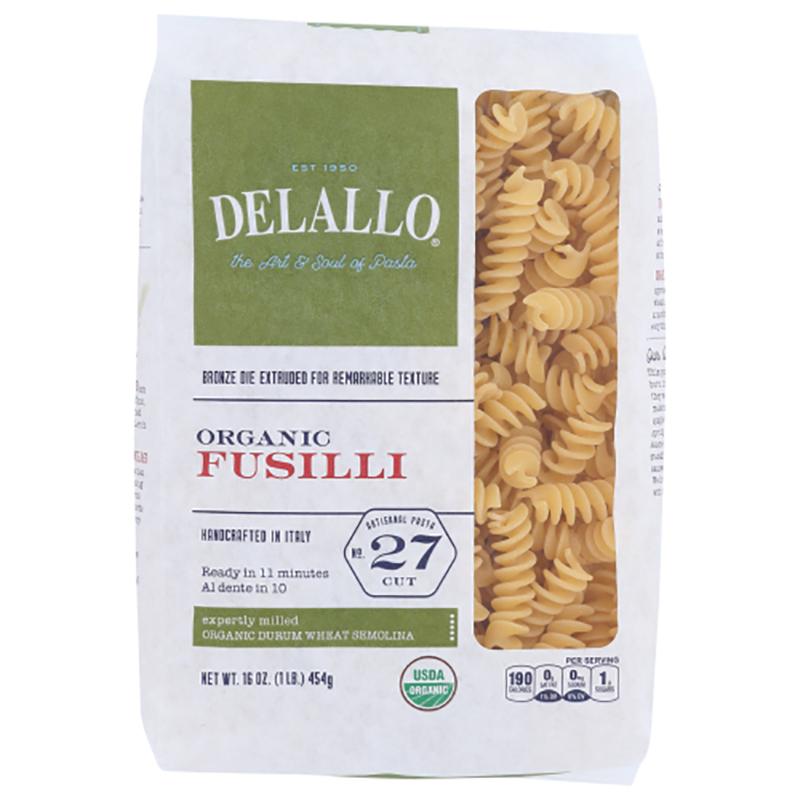 Delallo Pasta Fusilli #27, 16oz