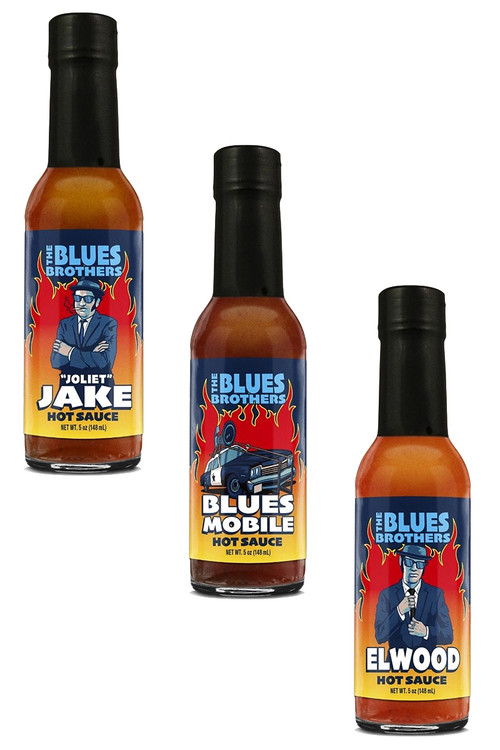 Blues Brothers Chilisaucen Geschenkset, 3/5oz