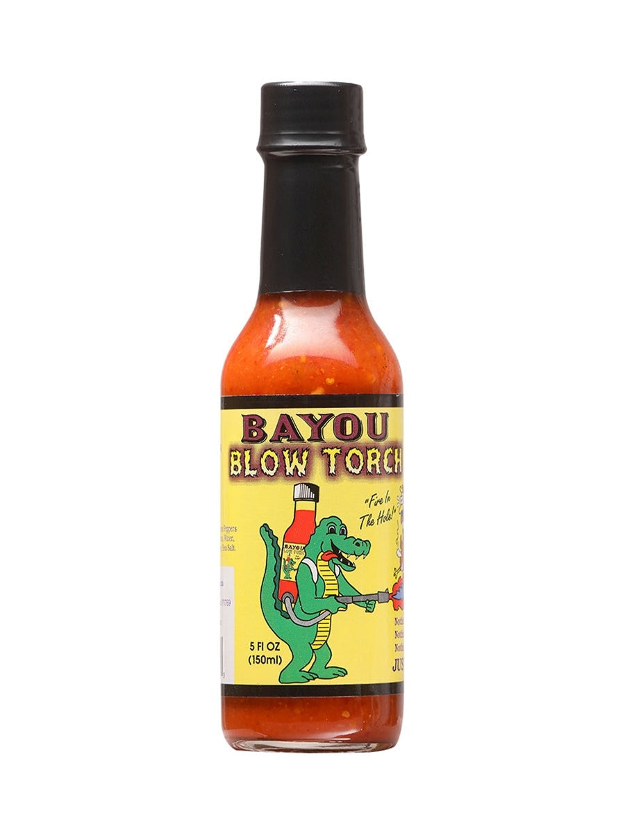Chilisauce Bayou Blowtorch Feuer im Loch 5 oz Hitze 8