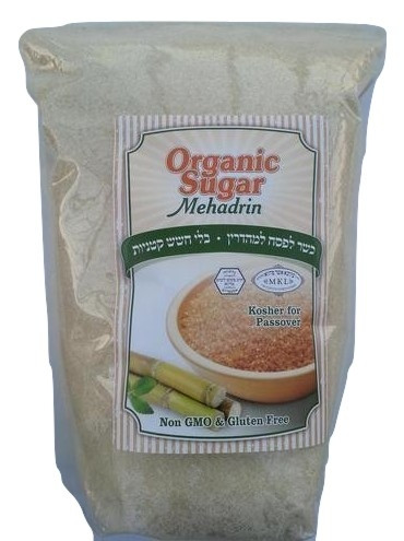 Oragnic Zucker Mehadrin Koscher für Passah, 5 lb