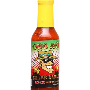 scharfe Sauce Tahiti joes Killer Knoblauch xxx 5 Unzen Hitze 9