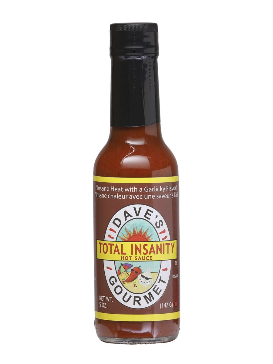 Chilisauce Daves Gourmet Total Wahnsinn wahnsinnige Hitze mit Garlicky 5 oz