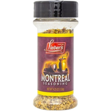 Lieber's Montreal Gewürzmischung, Allzweck-Gewürzmischung, koscher für Pessach,.25 oz
