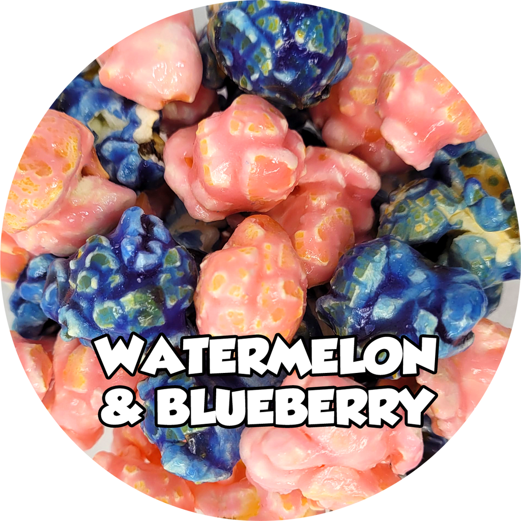 Rosa und Blau Popcorn Mischung – Wassermelone und Heidelbeere