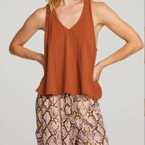Carmel-Tanktop in Whiskey