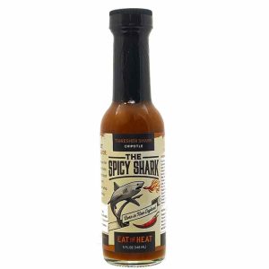 The würziger Hai Thresher Hai Chipotle scharfe Sauce