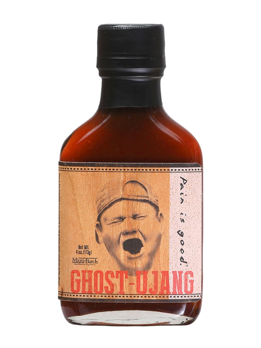Chilisauce Pain Is Good Ghost-Ujang 4 oz Flasche Hitze 9