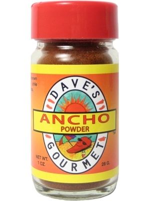 Dave's Gourmet Ancho Pulver, 1 Unze