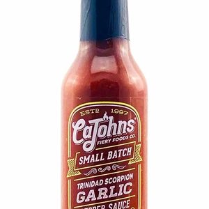 CaJohn’s Small Batch Trinidad Scorpion Knoblauch Pfeffersoße, . – 5oz