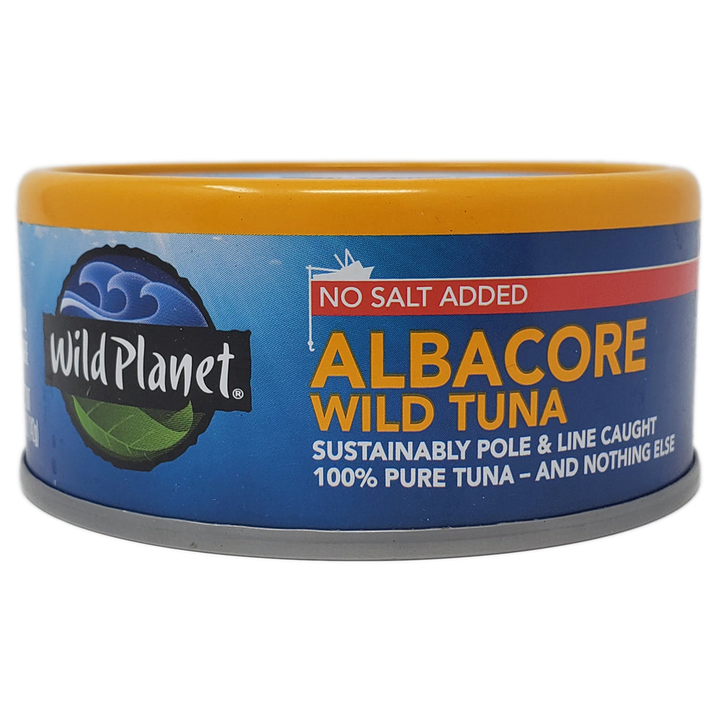 Wild Planet Kein Salz hinzugefügt Albacore Thunfisch – 5oz