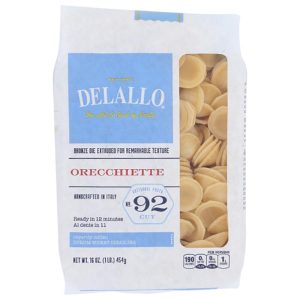 Delallo Pasta-Orecchiette #92, – 16oz