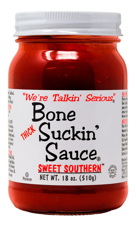 Bone Suckin Dicke süße Southern Grillsauce, 18oz