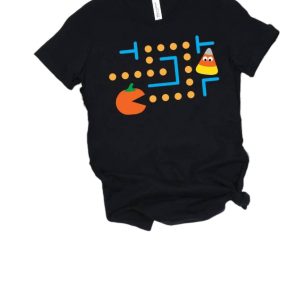 Damen Bonbon Mais Muncher T-Shirt in schwarz