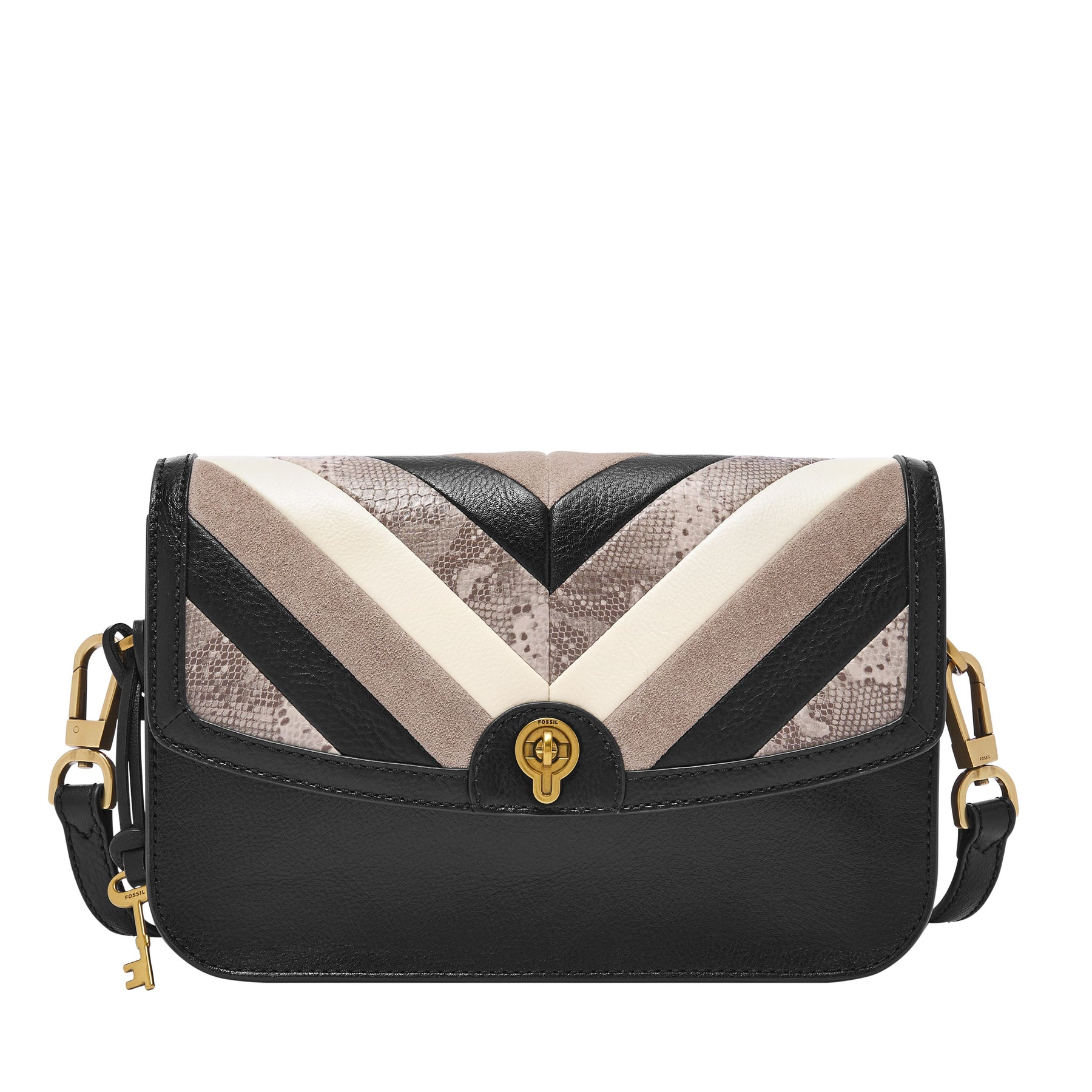 Fossil Damen Ainsley LiteHide Leder Umhängetasche