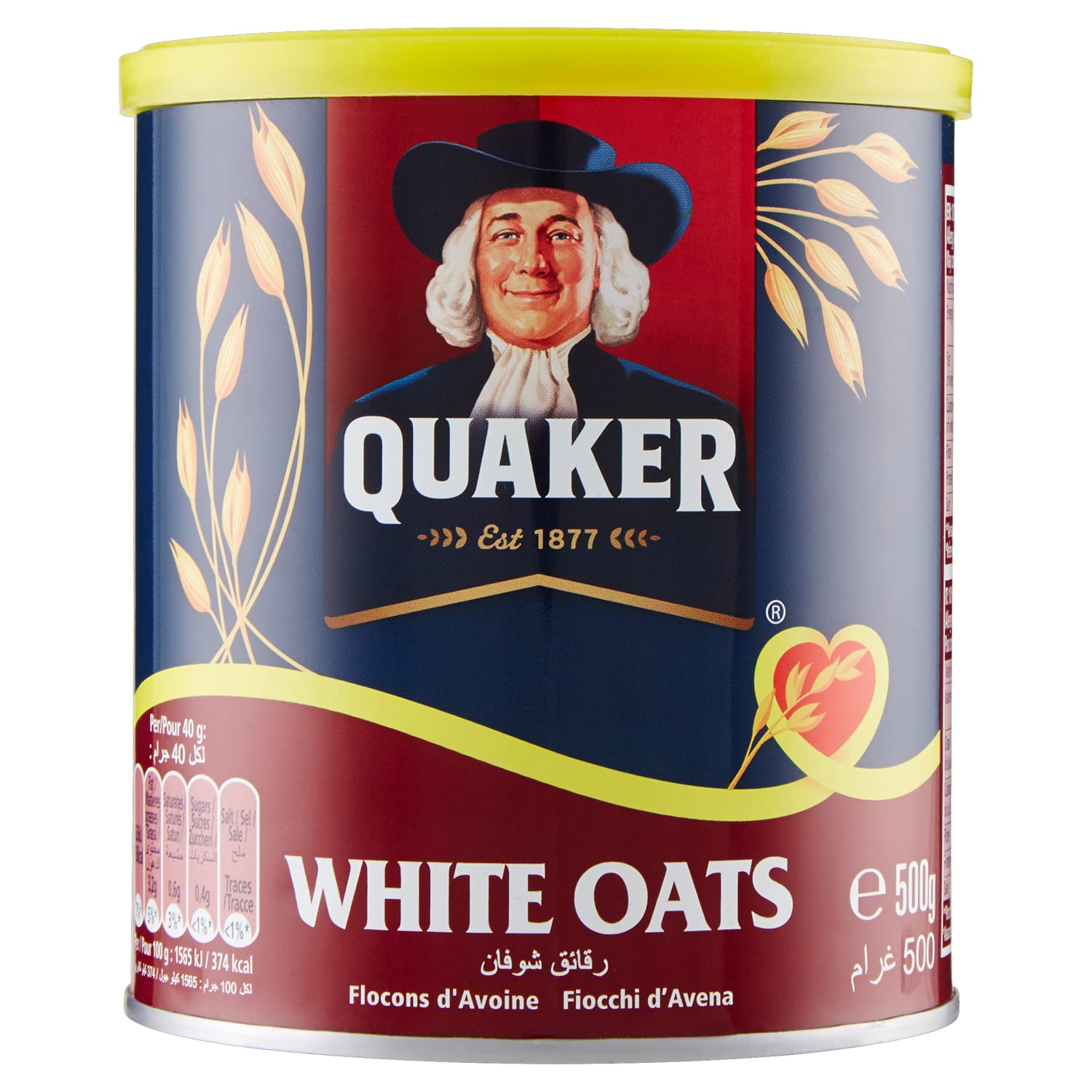Quaker Weiß Hafer – 500g