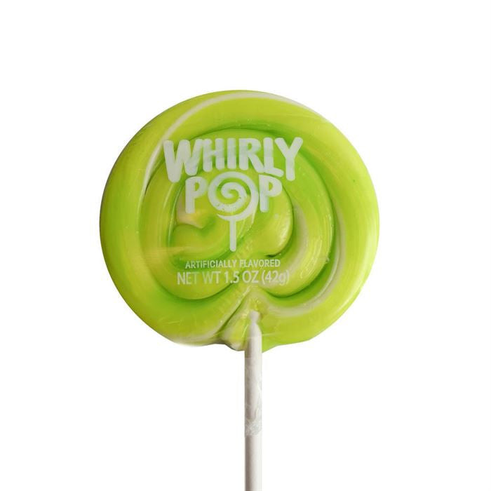 Hellgrüne & weiße Whirly Pops – 1,5 oz