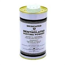 Medicated Mentholated Staubpulver für beruhigende und antiseptische Linderung