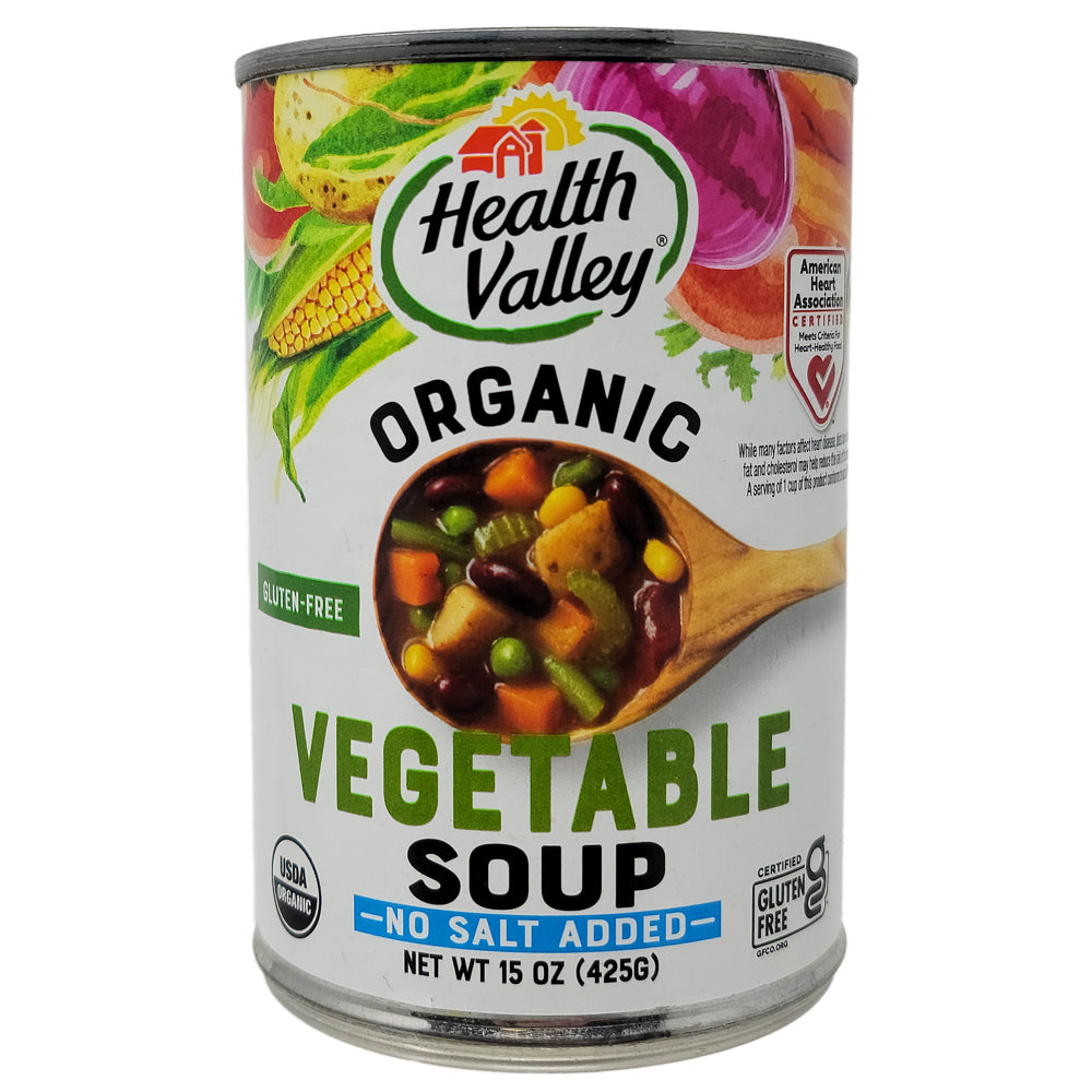 Health Valley Gemüse Kein Salz hinzugefügt Soup-15 Oz