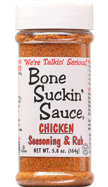 Bone Suckin Huhn Gewürz & Reiben, 5,8 Unzen