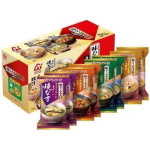 Amano Foods Gefriergetrocknete Miso Soup 4 Geschmacksrichtungen 8 Portionen