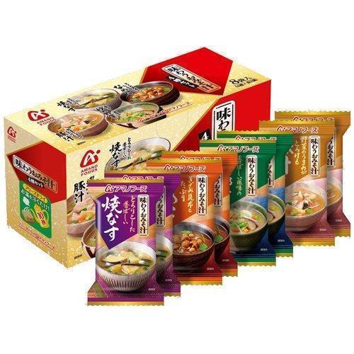 Amano Foods Gefriergetrocknete Miso Soup 4 Geschmacksrichtungen 8 Portionen