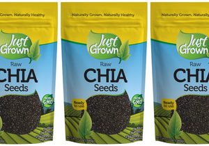 Just Grown rohe Chiasamen, 12 Unzen (Packung mit 3)