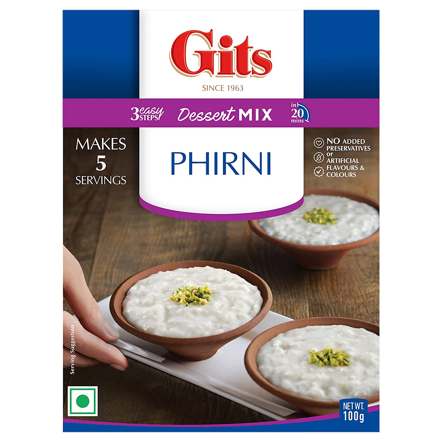 Gits Phirni Mischung, 3,5 Unzen (100 g)