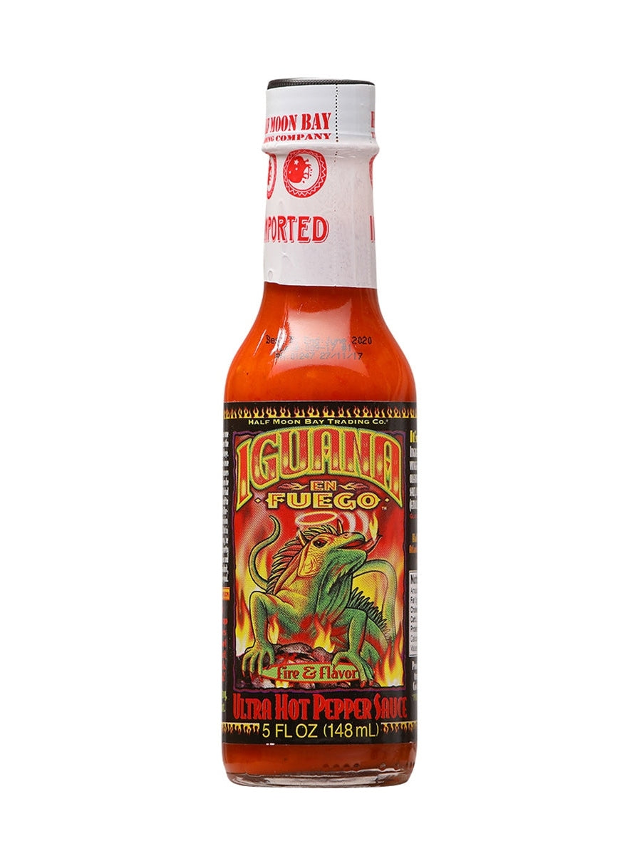 Chilisauce Iguana En Fuego Ultra Hot Pfeffer Sauce 5 oz Hitze 8 Extrakt