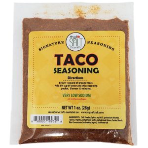 MySalt niedrige Natrium Taco Würzung – . – 1oz