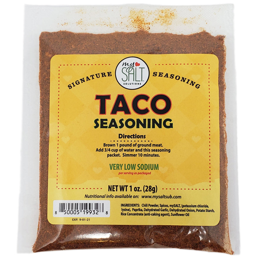 MySalt Low Sodium Taco Gewürz – 1 Unze