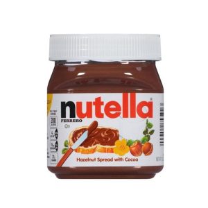 Nutella ferrero Haselnuss mit Kakao aufstreichen