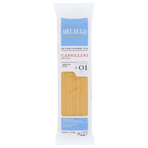Delallo Nudeln Capellini #01, Packung mit 16 Stück – 16oz
