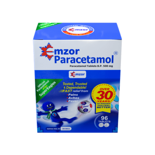 Emzor Paracetamol – 96 Tabletten