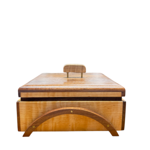Mobile Bay Area Holzbearbeitung Ahorn und Walnuss Keepsake Box