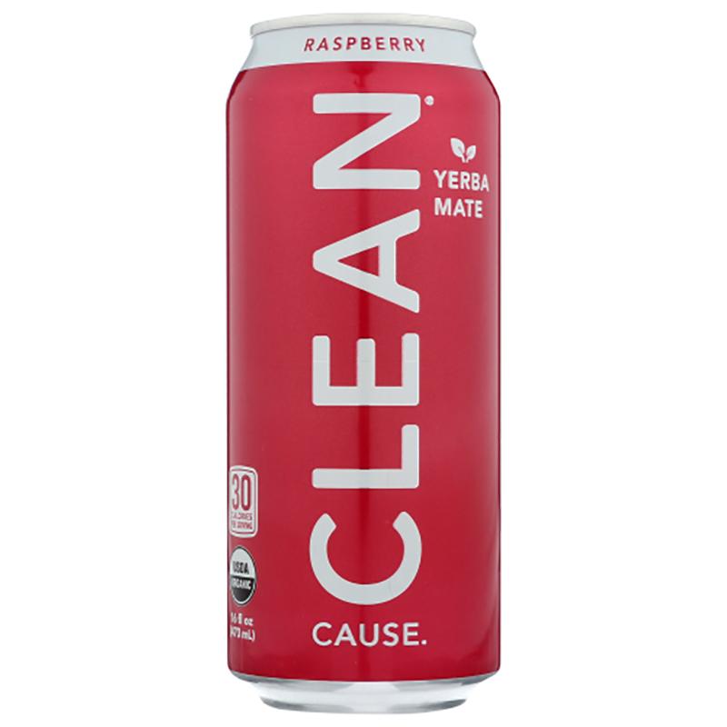 Online Clean Cause – Yerba Mate Himbeere, 16 Unzen