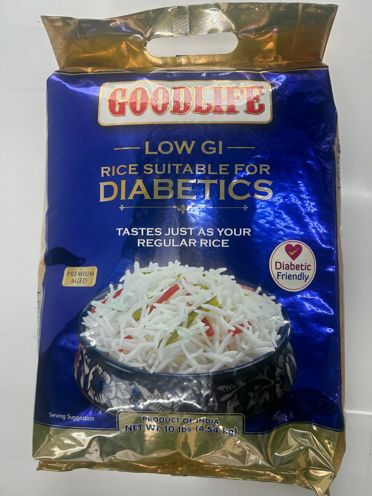 Good Life Low G. I. Reis Geeignet für Diabetiker, 10lbs