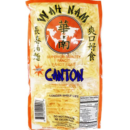 Wah Nam – Fresh Canton – Pancit von höchster Qualität – gekochte chinesische Nudeln – bereit für Stir Fry -14 OZ